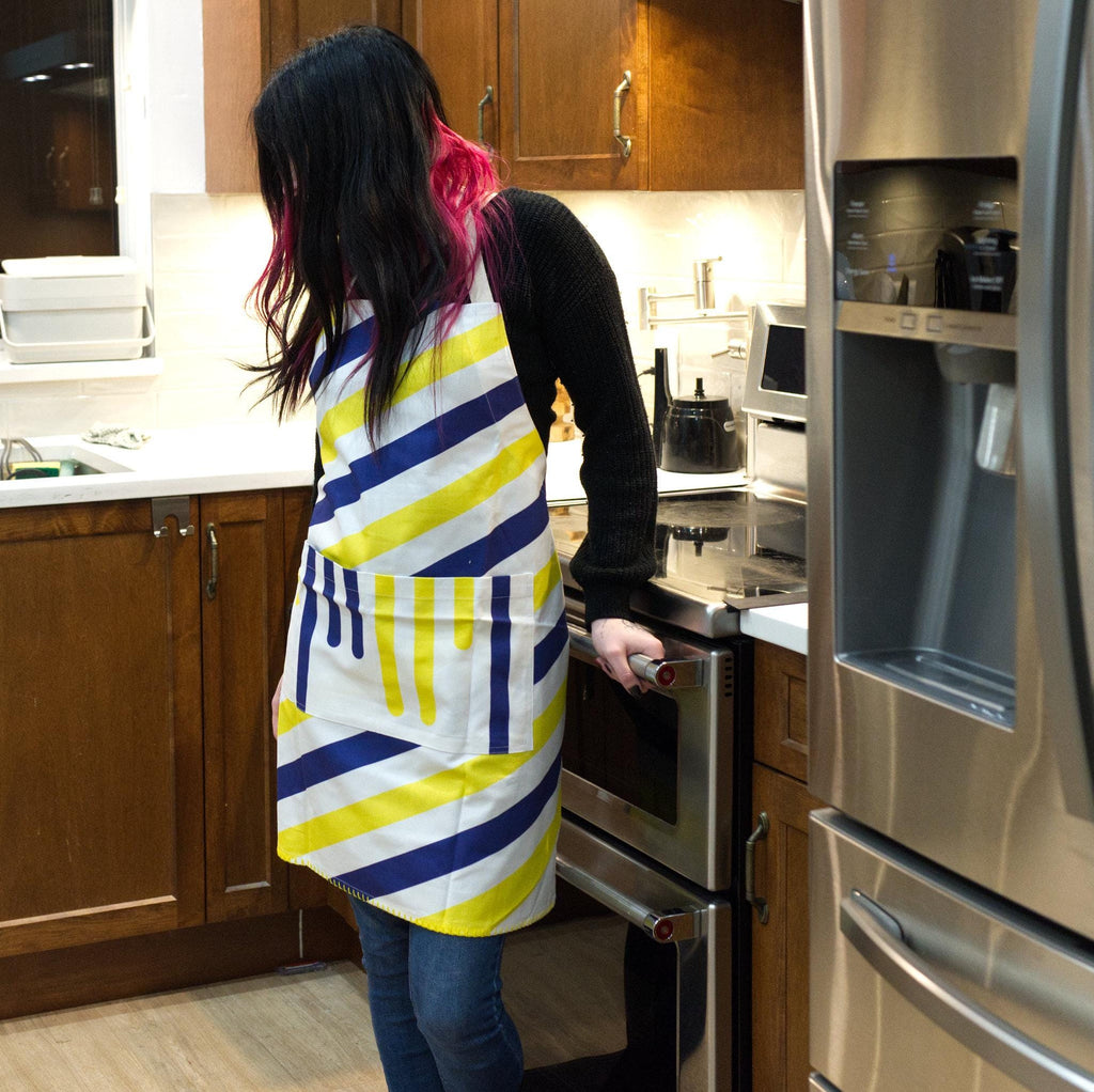 Yellow Piano Tribute Cotton Apron - Shopthatapp.ca