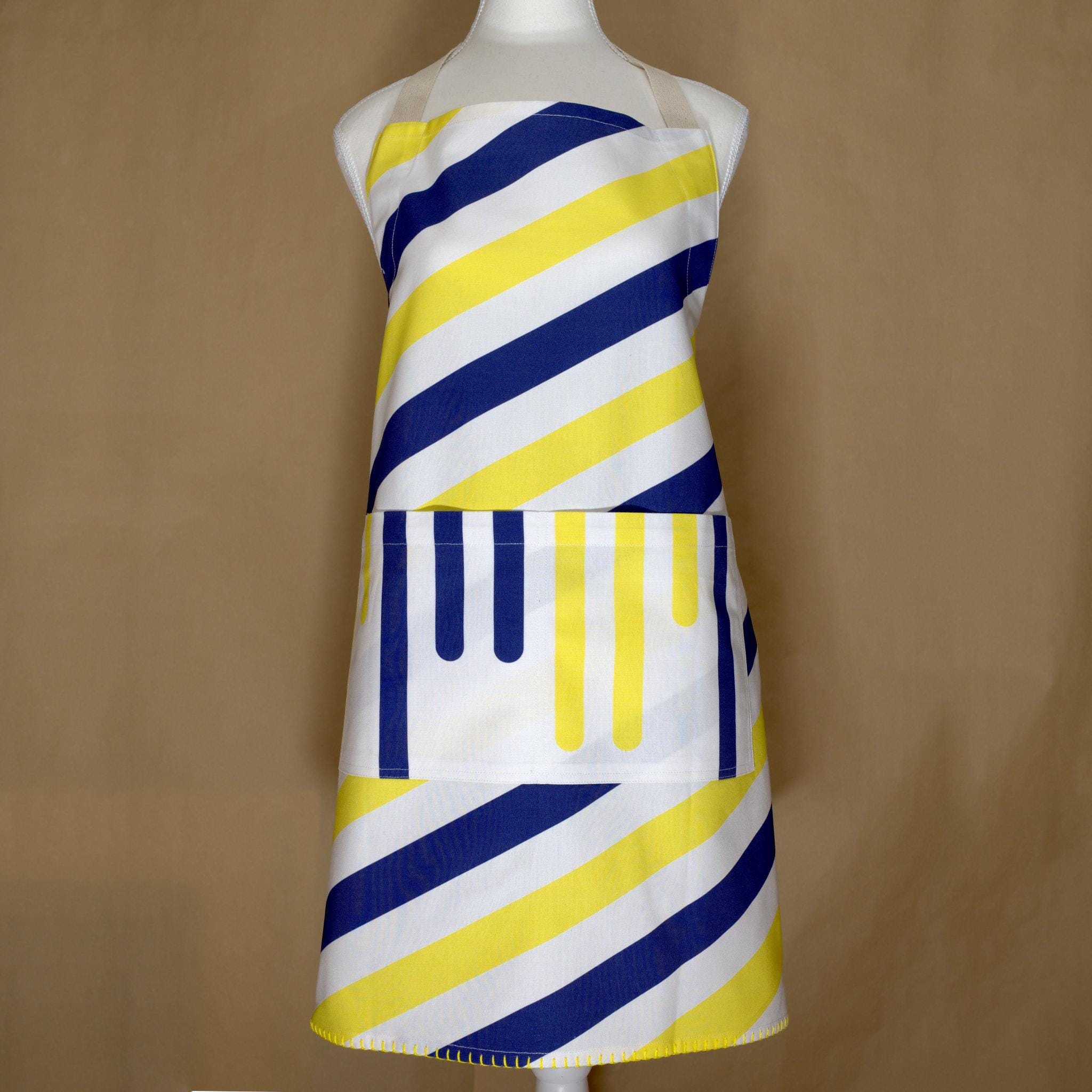 Yellow Piano Tribute Cotton Apron - Shopthatapp.ca