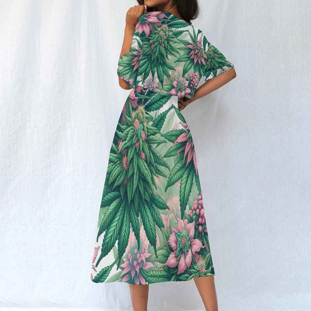 Pink Haze Pocket Waist Dress