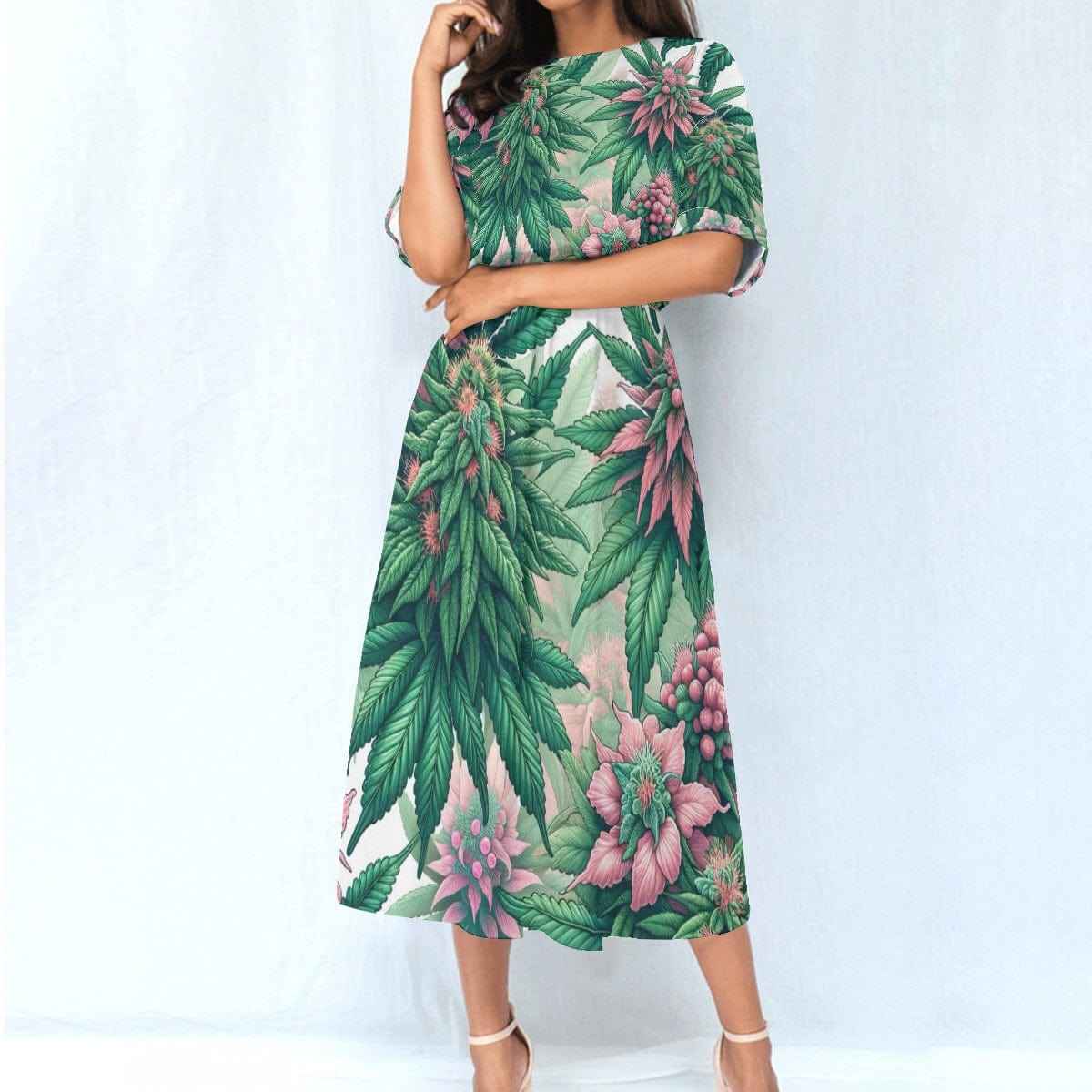 Pink Haze Pocket Waist Dress