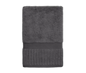 Charcoal Zenith Turkish bath towel by Skylark+Owl Canada, soft and large for luxurious drying after shower or bath.