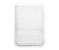White Zenith Turkish bath sheet towel by Skylark+Owl Canada, soft and large with woven texture for luxurious comfort.