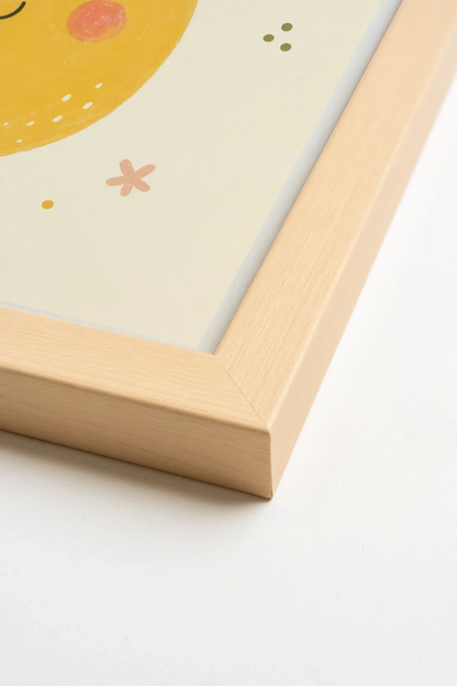 ZESTE D'AMOUR Tableau Encadré sur Toile Rigide en Naturel Clair (Collective) - Shopthatapp.ca