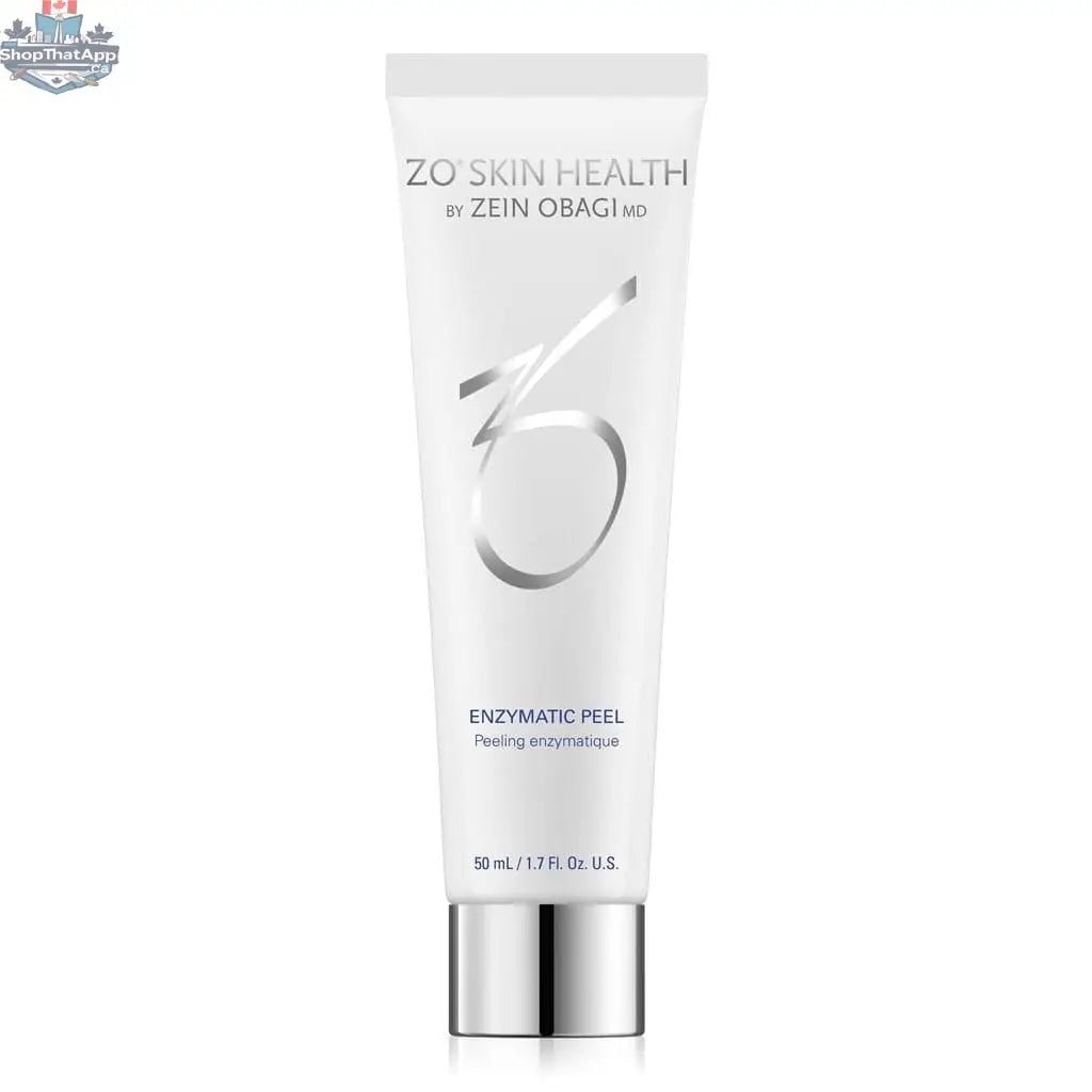 ZO Enzymatic Peel from Monarch MD Medical Aesthetics, showing a jar of enzymatic peeling product for skin care.