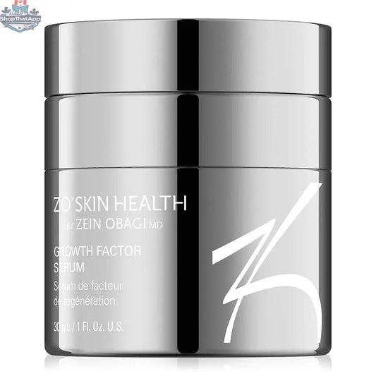 Monarch MD ZO Growth Factor Serum in a sleek bottle, showcasing a skincare product for skin rejuvenation and anti-aging.