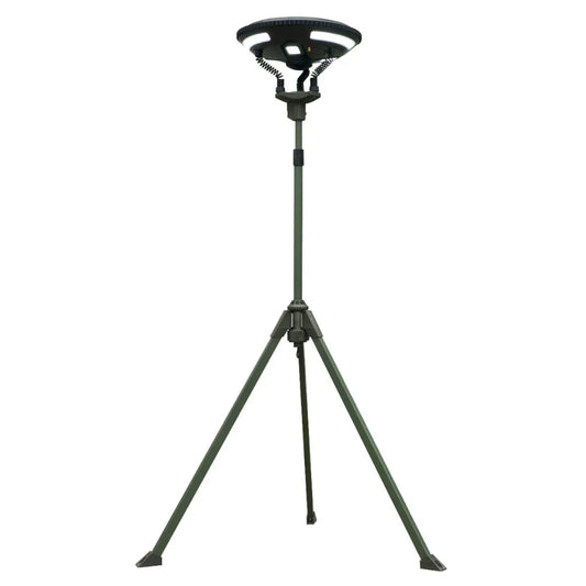 Zoppinh TRU De-LIGHT singing music solar LED speaker with tripod, carry bag, and three detachable multi-mode lights, outdoor lighting.